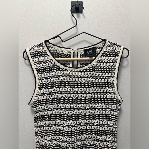 NWOT! J.Crew Collection crochet lined midi dress in stripe. Small.#CA706 $128 - Picture 4 of 6